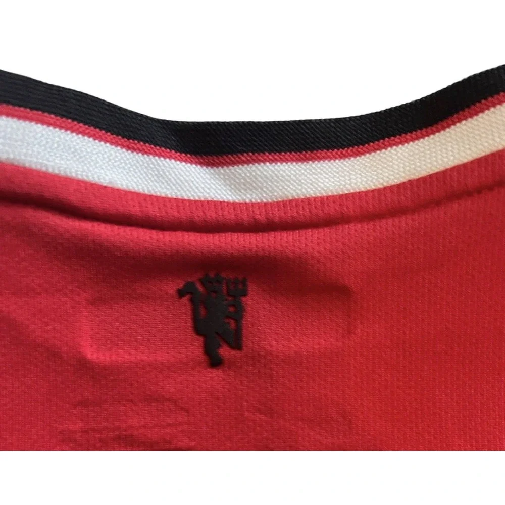 NIKE DRI-FIT Manchester United Home Knit Jersey 2014/15, Chevy, Red| Youth: XL